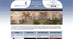 Desktop Screenshot of hireeventequipment.co.uk