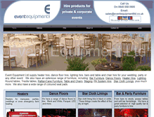 Tablet Screenshot of hireeventequipment.co.uk